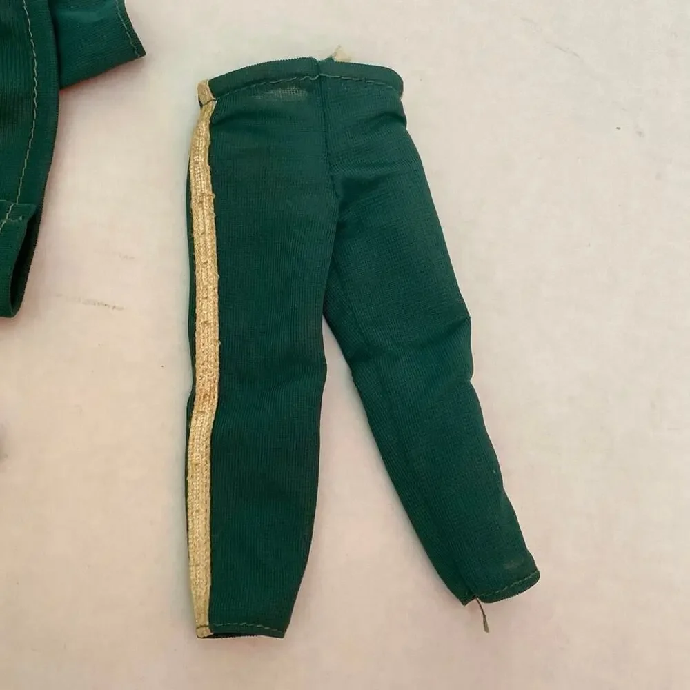 Big Jim Jack Olympic Green Warmup Suit on Shindana Toy Doll OJ Simpson READ FAIR